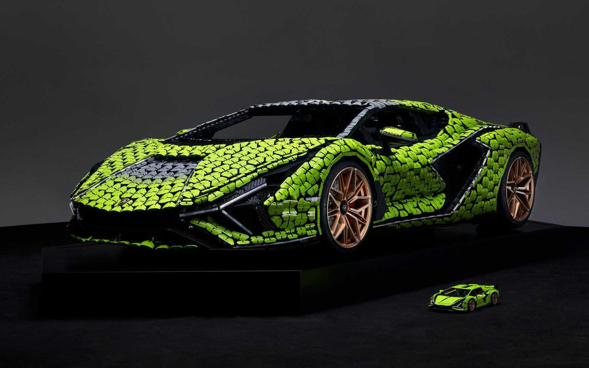 Lego reveals full-sized Lamborghini Sian replica.