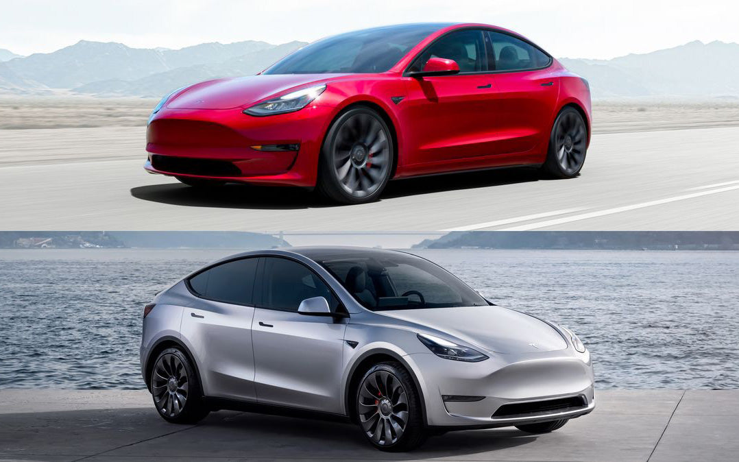 2023 Tesla Model 3 vs. 2023 Tesla Model Y.