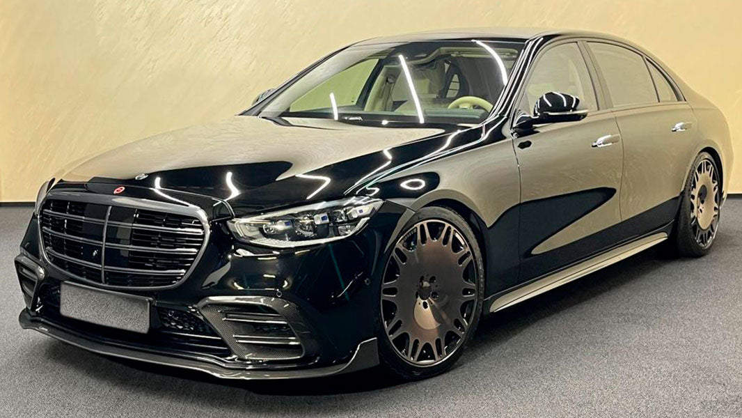 BitCars | Buy Mercedes-Benz S 580 4M L Brabus550 Carbon FirstClass Black with Bitcoin & crypto